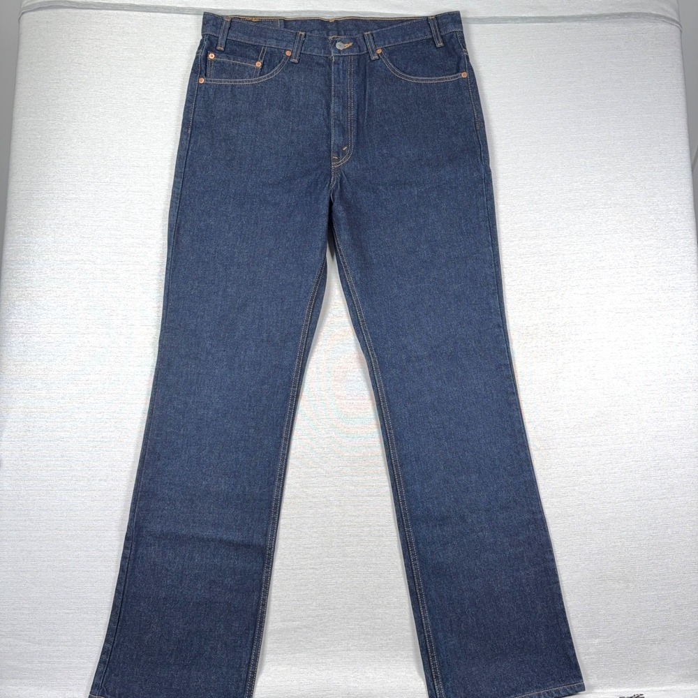 Vintage Levi's 517 Bootcut Jeans Mens Size 38x34 Blue Cotton Denim USA